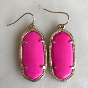 Kendra Scott Earrings-Magenta